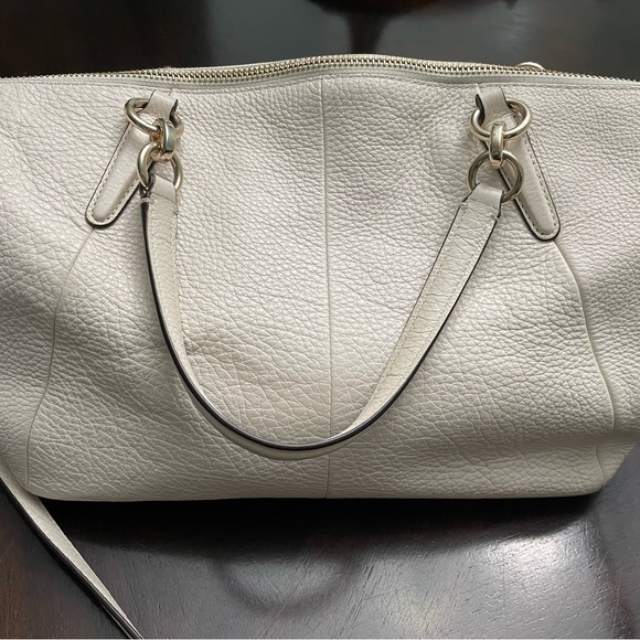 Coach Kelsey Pebbled Leather Satchel - Picture 2 of 11